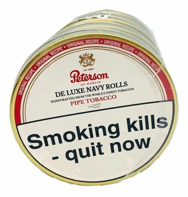 Peterson De Luxe Navy Rolls - 50g Tin